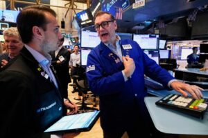 Wall Street gains ground following a...