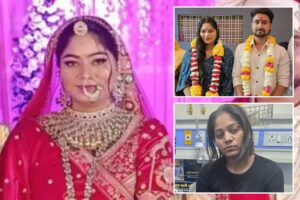 Indian bride, 25, accused of hiring...